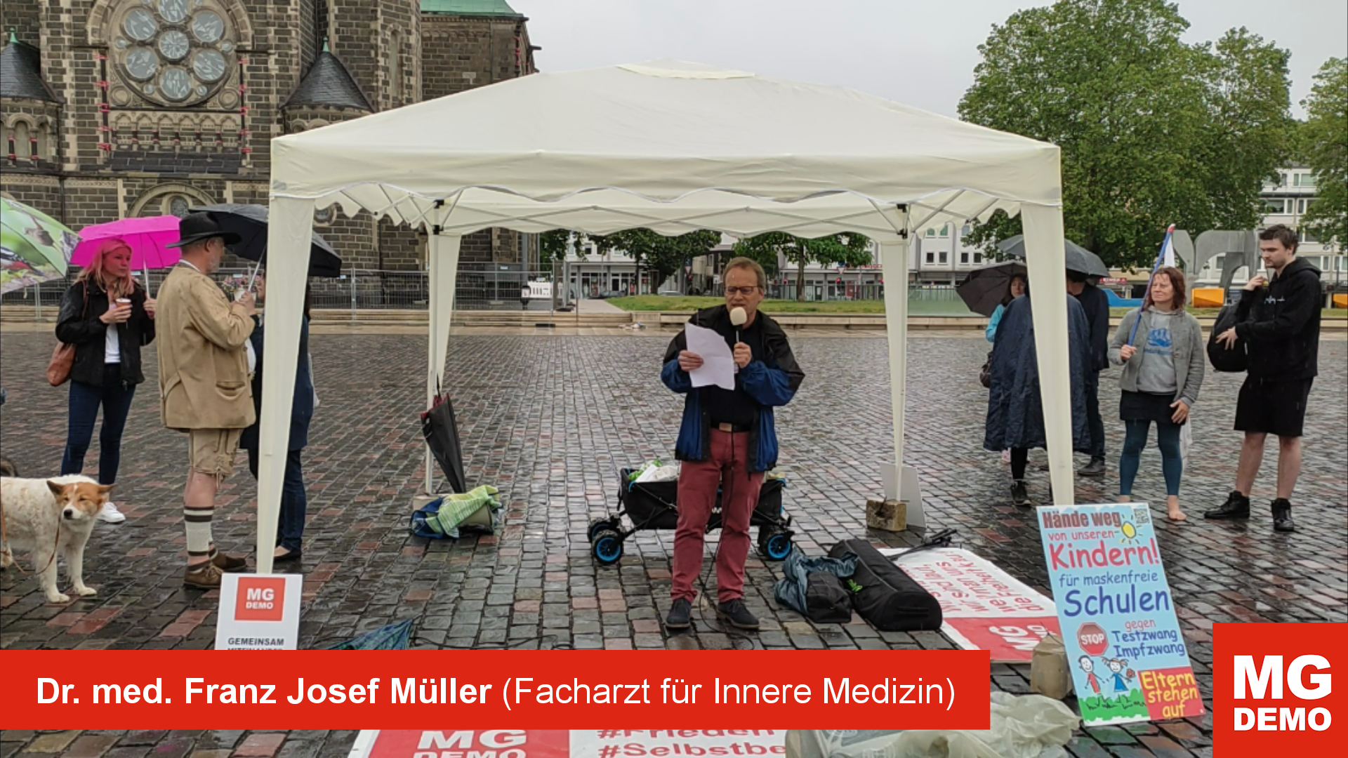 Dr. med. Franz Josef Müller, Facharzt für Innere Medizin, 24. MG DEMO Sonntagsspaziergang am 04.07.2021