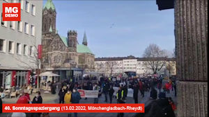 Impressionen vom 40. Sonntagsspaziergang am 13.02.2022 in Mönchengladbach-Rheydt